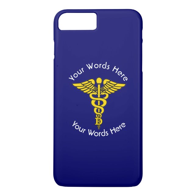 Anpassningsbar Dentist Caduceus Case-Mate iPhone Skal (Baksida)