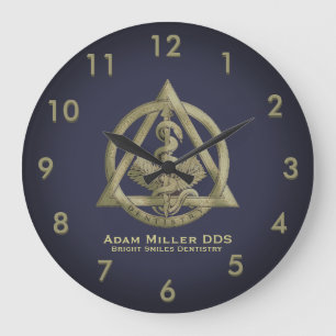 Anpassningsbar Dentist Clock Stor Klocka