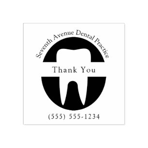 Anpassningsbar Dentist Orthodontist Office Tack Stämpel