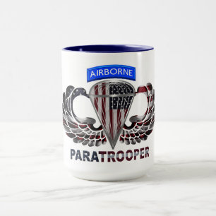 Anpassningsbar Designad American Airborne Paratroo Mugg