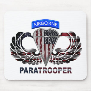 Anpassningsbar Designad American Airborne Paratroo Musmatta