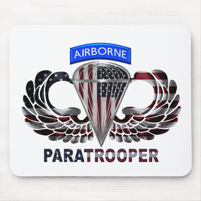 Anpassningsbar Designad American Airborne Paratroo Musmatta (Framsidan)