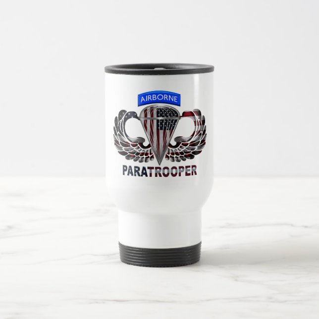 Anpassningsbar Designad American Airborne Paratroo Resemugg (Center)