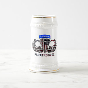 Anpassningsbar Designad American Airborne Paratroo Sejdel