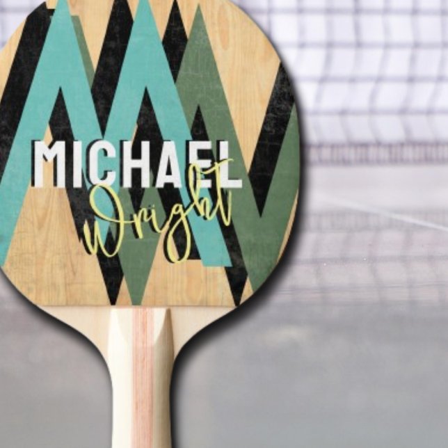 Anpassningsbar Designat monogram Pingisracket (Skapare uppladdad)