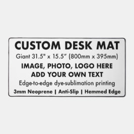 Anpassningsbar Desk Mat - 31,5-tumsskärm med hands