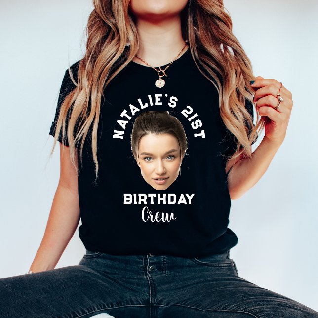 Anpassningsbar Det är min födelsedag Ansikte Namn  T Shirt (Skapare uppladdad)