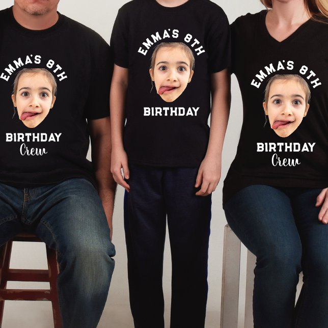 Anpassningsbar Det är min födelsedag Ansikte Namn  T Shirt (Skapare uppladdad)