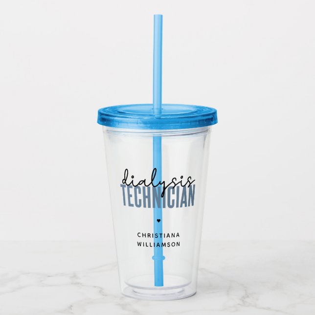 Anpassningsbar Dialystekniker | Tekniska tekniska  Take Away Mugg (Framsida)