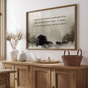 Anpassningsbar Dikt Ladda upp ditt eget Ord modern Poster