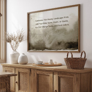 Anpassningsbar Dikt Ladda upp ditt eget Ord modern Poster