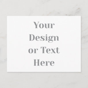 Anpassningsbar Din Design eller Text Här Personlig Helg Vykort