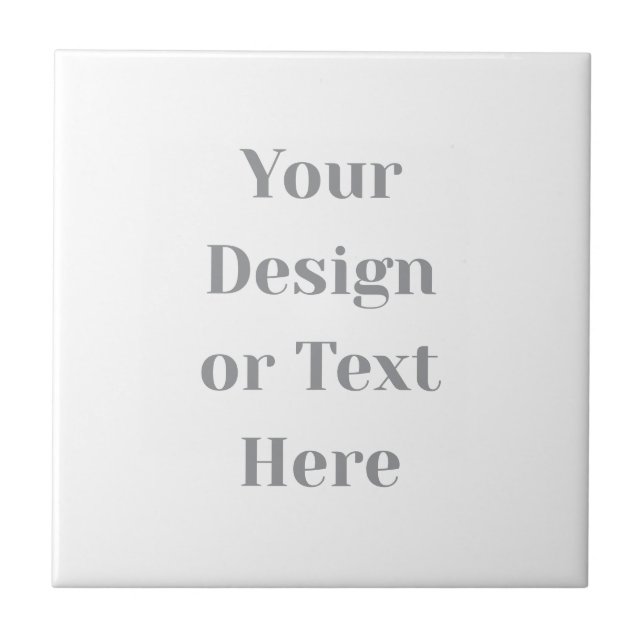 Anpassningsbar Din Design eller Text Här Personlig Kakelplatta (Framsidan)