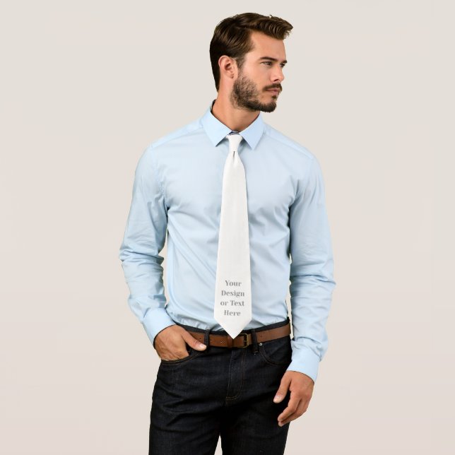 Anpassningsbar Din Design eller Text Här Personlig Slips (In Situ)