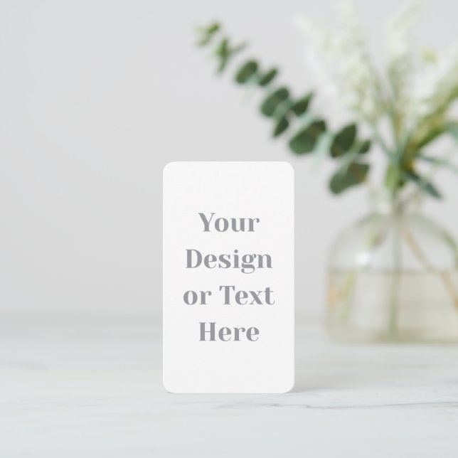 Anpassningsbar Din Design eller Text Här Personlig Tilläggskort (Stående Fram)