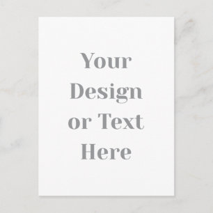 Anpassningsbar Din Design eller Text Här Personlig Vykort
