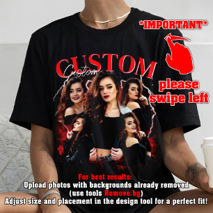 ANPASSNINGSBAR Din egen bootleg för valentins dags T Shirt