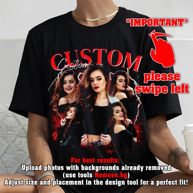 ANPASSNINGSBAR din egen Bootleg Idea här, bootleg T Shirt (Skapare uppladdad)