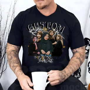 Anpassningsbar din egen Bootleg Photo Bootleg Girl T Shirt