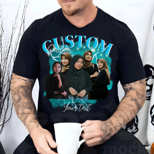 Anpassningsbar din egen Bootleg Photo Bootleg Girl T Shirt