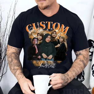Anpassningsbar din egen Bootleg Photo Bootleg Girl T Shirt