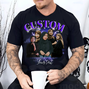 Anpassningsbar din egen Bootleg Photo Bootleg Girl T Shirt