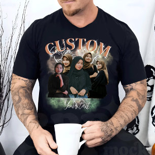 Anpassningsbar din egen Bootleg Photo Bootleg Girl T Shirt