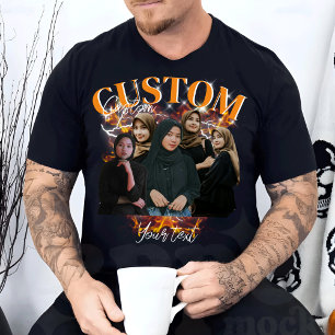 Anpassningsbar din egen Bootleg Photo Bootleg Girl T Shirt