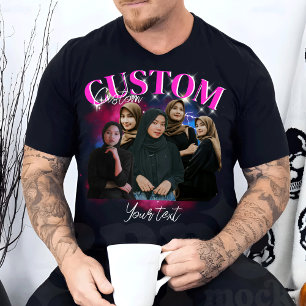 Anpassningsbar din egen Bootleg Photo Bootleg Girl T Shirt