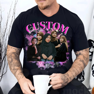 Anpassningsbar din egen Bootleg Photo Bootleg Girl T Shirt