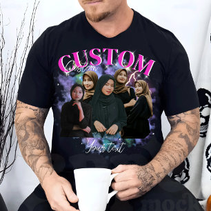 Anpassningsbar din egen Bootleg Photo Bootleg Girl T Shirt