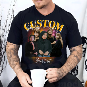 Anpassningsbar din egen Bootleg Photo Bootleg Girl T Shirt