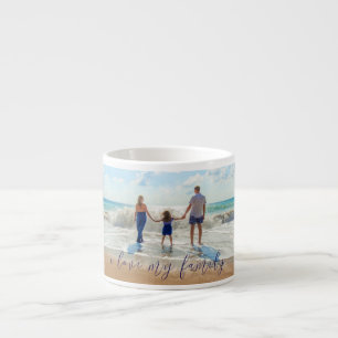 Anpassningsbar din familjs fotoesresso Mugg med te Espressomugg