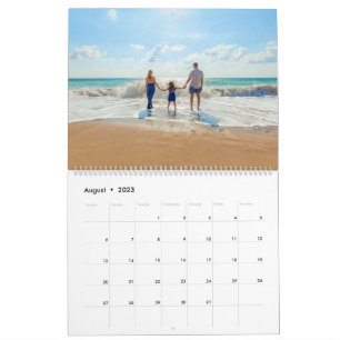Anpassningsbar din favoritfotokalender med text kalender