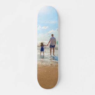 Anpassningsbar din favoritfotoskateboard-gåva mini skateboard bräda 18,5 cm