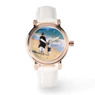 Anpassningsbar din fotobevakning av presenttext - armbandsur