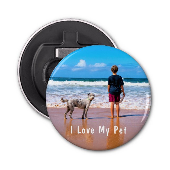 Anpassningsbar din fotoöppnare i Flaska i Kärlek m Flasköppnare (Framsidan)