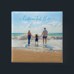 Anpassningsbar din fotoutställning med text knapp<br><div class="desc">Anpassningsbar - Foton och textknappar - Unik din egen design - Personlig-familj/vänner eller personlig knappgåva - Lägg till text och foto - Ändra storlek och flytta inslag med verktyg för anpassning! Välj typsnitt / storlek / färg ! Lycka till - BE Lycklig:)</div>