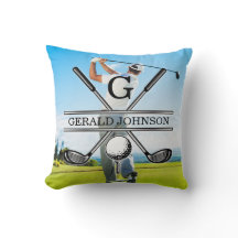Anpassningsbar din image Golf Monogram-design