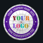 Anpassningsbar Din Logotyp Namn webbplats, företag Darttavla<br><div class="desc">Anpassningsbar Färg och teckensnitt - Rityta med enkel Personlig Webbplatsen för Business Logotyp Namn Frimärke Design - Anpassade för säljfrämjande Professionell Dartboard Gift - Lägg till din Logotyp - Bild/Namn - Företag/webbplats eller Mobil, e-post/mer - Ändra storlek på och flytta eller ta bort och lägg till inslag / text med...</div>