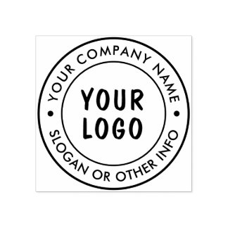 Anpassningsbar din Logotyp Rubber Frimärke Stämpel