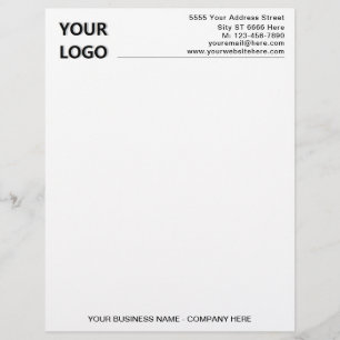 Anpassningsbar din Personlig i Business Letterhead Brevhuvud