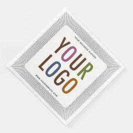 Anpassningsbar Dinner Napkins with Company Logotyp Pappersservett