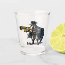 Anpassningsbar Dinosaur Pirat Shot Glass