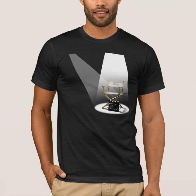 Anpassningsbar Directors Chair t-shirt (Framsida)