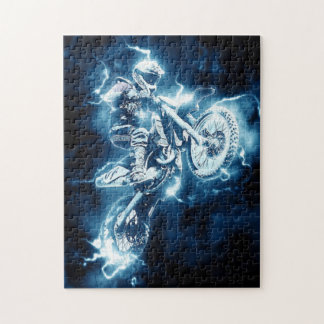 Anpassningsbar Dirt Bike Jigszle Puzzle Pussel