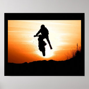 Anpassningsbar Dirt Bike Poster