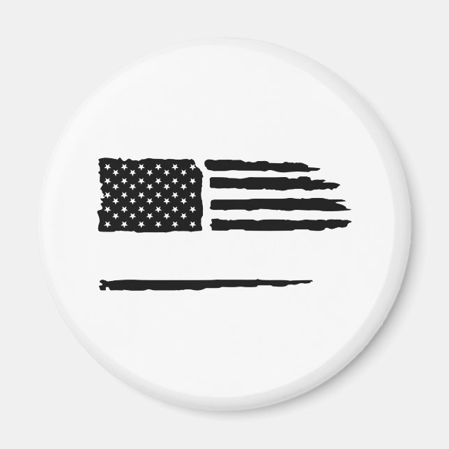 Anpassningsbar Distress Flagga Magnet (Framsidan)
