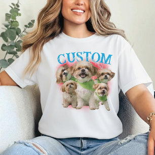 Anpassningsbar ditt husdjur 90-tal t shirt