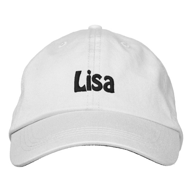 Anpassningsbar ditt namn broderad keps (Framsida)